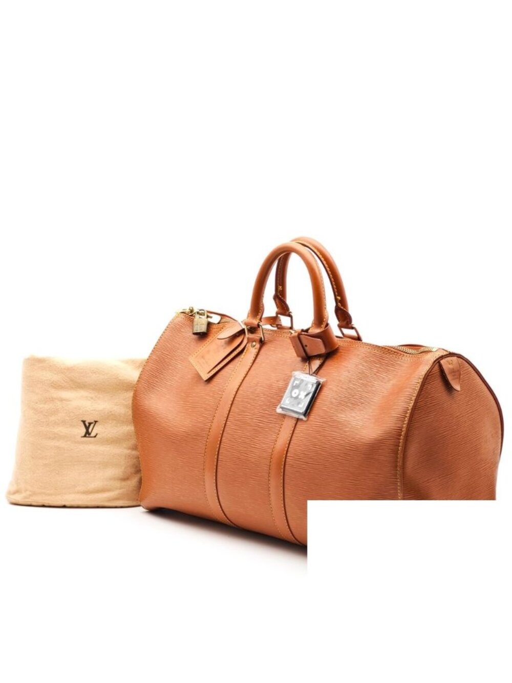 Louis Vuitton Keepall 45 Epi Leather Brown Boston Bag